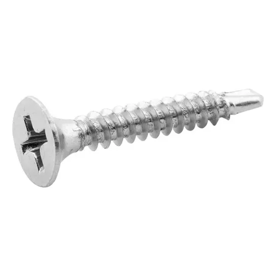 Tornillo Volcanita Punta Broca Zinc 100 Un 6 X 1.1/4 Mamut