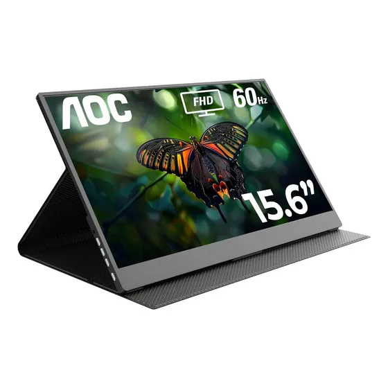 Monitor AOC con pantalla de 15.6" 60Hz y resolución Full HD
