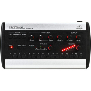 Mixer Pessoal Digital Behringer Powerplay P16-m De 16 Canais Mixer Pessoal Digital Behringer Powerplay P16-m De 16 Canais