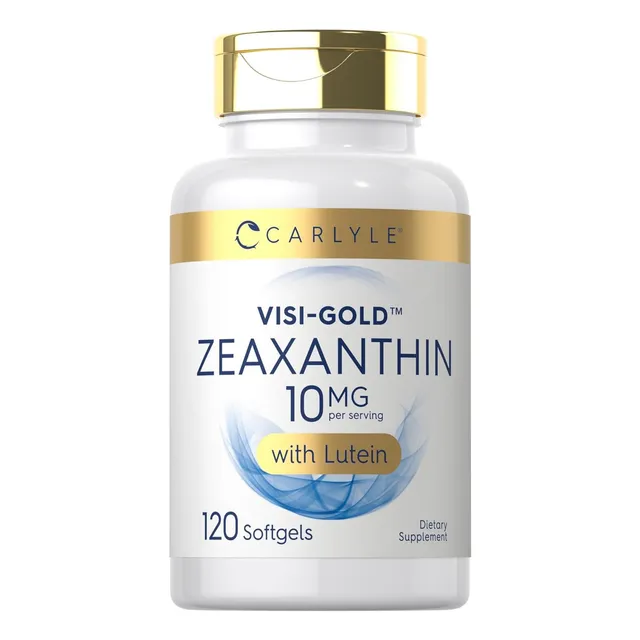 Zeaxantina 10mg + Luteina 40mg - Carlyle - 120 Softgels