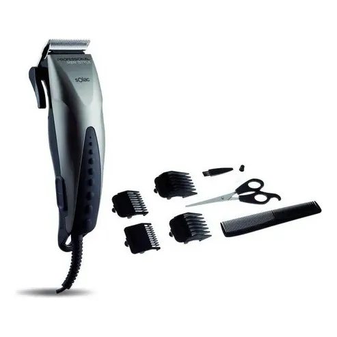 Cortadora De Pelo Profesional Solac Con Accesorios 220v Color Negro