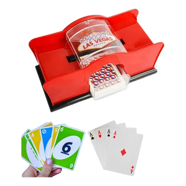 Barajador Cartas Poker Baraja Automático Mezclador 