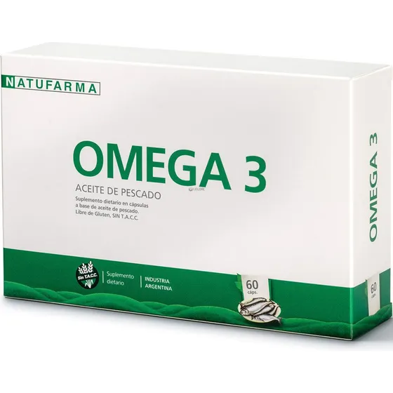 Natufarma Omega 3 Aceite De Pescado 1000mg Colesterol 60caps