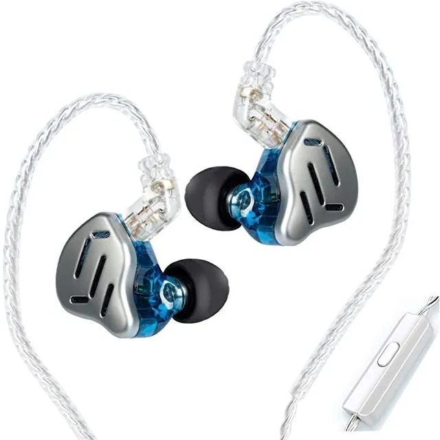 Audífonos Hifi Kz Zax  Con Micro - 7ba+1dd Hybrid 