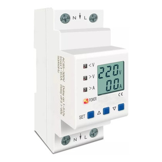 Protector De Sobrevoltaje Y Sobrecorriente 110-220v Max 80a Protector De Sobrevoltaje Y Sobrecorriente 110-220v Max 80a