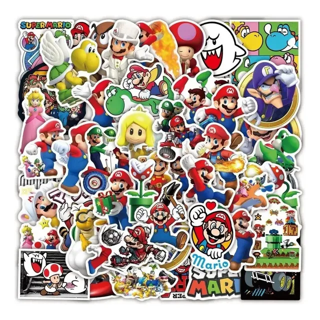 Videojuego A Escoger Variado 50 Calcomanias Stickers