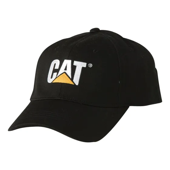 Gorra Caterpillar Trademark Stretch Fit Para Hombre, Negro,