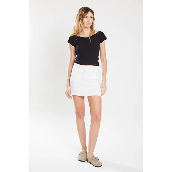 Falda Clasica Color. - Natural - Koxis Mujer
