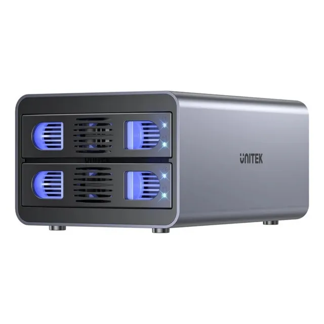 Gabinete Externo Dual Unitek Usb 3.0 Para 2 Discos Sata