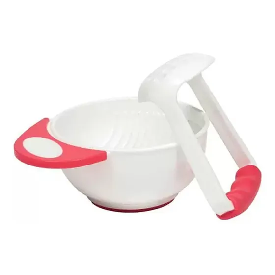Kit Amassador Para Papinha Alimentação Bebe Livre Bpa