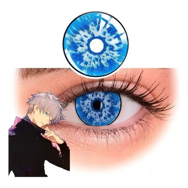 Lentes De Contacto Satoru Gojo Jujutsu Kaisen Cosplay Anime