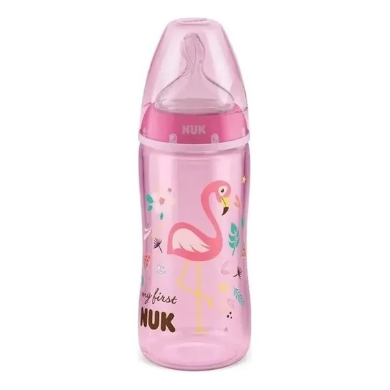 Mamadeira My 1st First Choice 300ml 6m+ Rosa - NUK