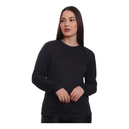 Blusa Feminina Dry Academia Manga Longa Praia Proteção Uv