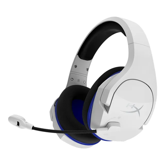 AURICULARES GAMER INALÁMBRICOS HYPERX CLOUD STINGER CORE HHSS1C-KB BLANCO CON LUZ SIN LUZ