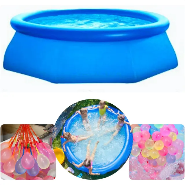 Piscina Inflável 500 Litros E Brinde Bexigas Splash