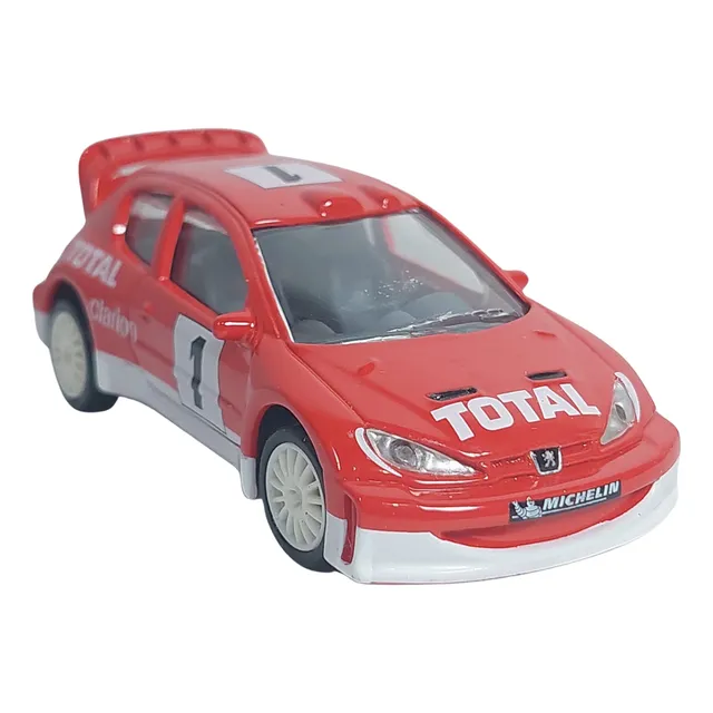 Peugeot 206 Wrc, Escala 1/64, Norev