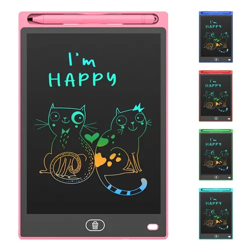Tableta De Escritura LCD 8.5 Pulgadas – Pizarra Electrónica Coloreada Para Dibujar, Juguete Educativo Para Niños 3-12 Años