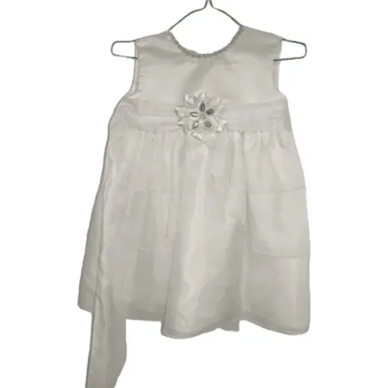 Vestido Bautizo Niña Talla 4 En Perfecto Estado