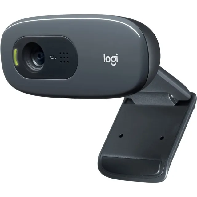 Camara Web Logitech C270 Hd 720p/30fps Con Clip Y Microfono