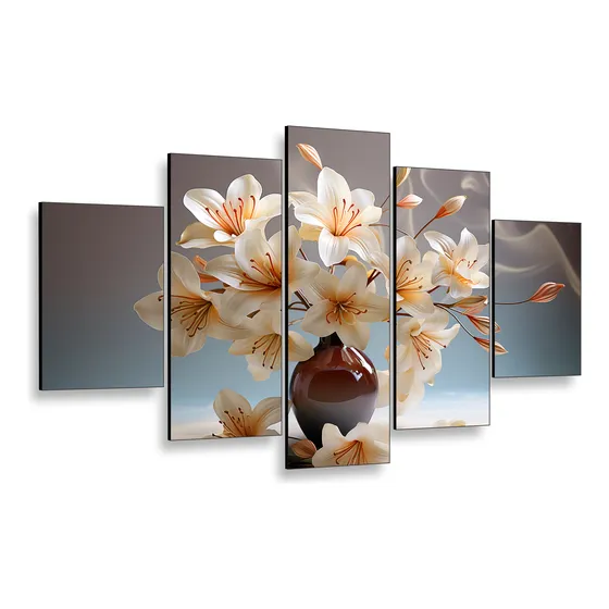 Quadros Decorativos Vaso De Flores Grande Quarto Casal Sala