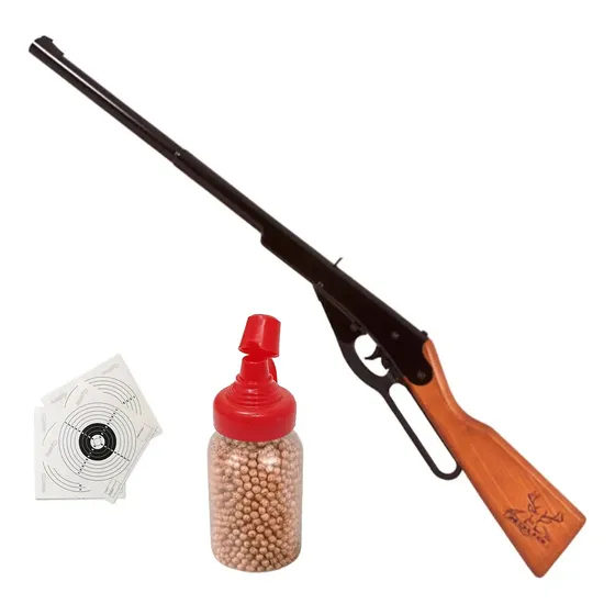 Rifle Carabina Daisy Buck 4.5mm Palanquero Balines Blancos