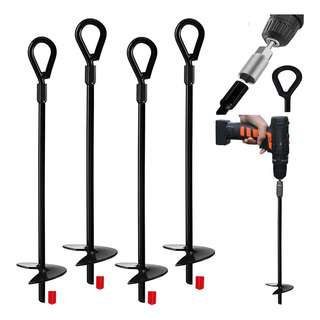 Anclajes Jayzod Para Tierra De 15 Pulgadas, X 4 Unidades Anclajes Jayzod Para Tierra De 15 Pulgadas, X 4 Unidades