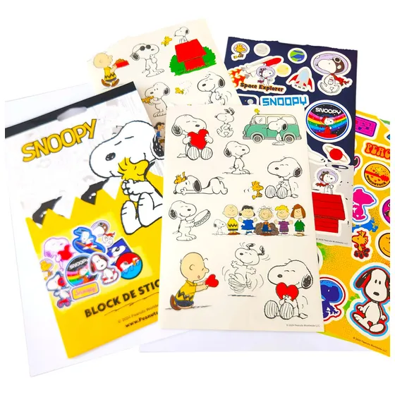 Stickers Snoopy 100 Unidades Pack Hermoso Adhesivos Animados