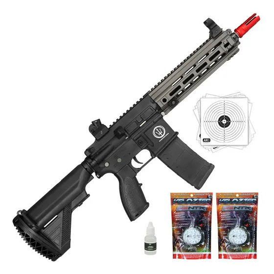 Airsoft Elétrica Rossi Neptune 9 Devgru 6mm + 2x.bbs 0.12g