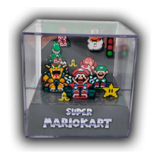 Cubo Diorama Mario Kart