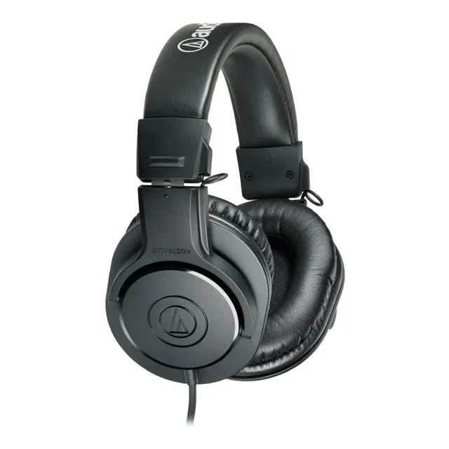 Kit Microfono Auricular Soporte Audio Technica At2020pk Prm Color Negro