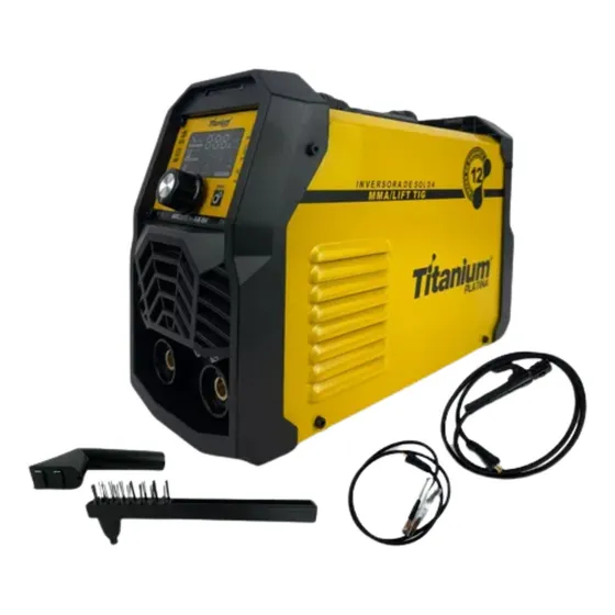 Inversora De Solda Mma Lift Tig Biv Arclite Ti160bv Titanium Cor Amarelo 127/220v