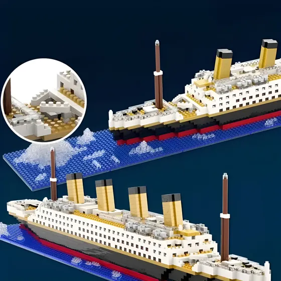 Bloques De Construcción Del Modelo Titanic - Barco