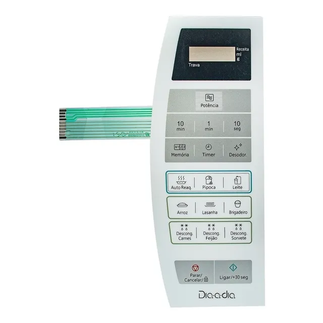 Membrana Teclado Microondas Panasonic Nnst 254w