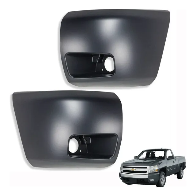 Par Alerones Defensa Delantera Silverado 2007 - 2013 C/ Hoyo