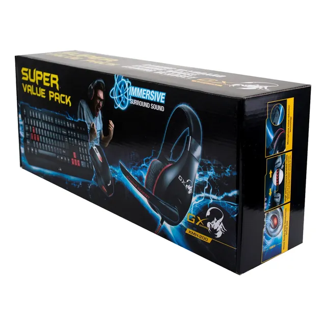 Genius Kit Gaming Kmh-200 Teclado Mouse 