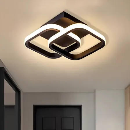 Luminária Plafon Teto Pendente Quadrado Sobrepor Luz Led 30w