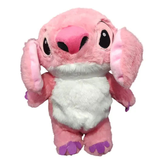 Peluche De Apego Capibara Stitch Angel Que Respira Luz