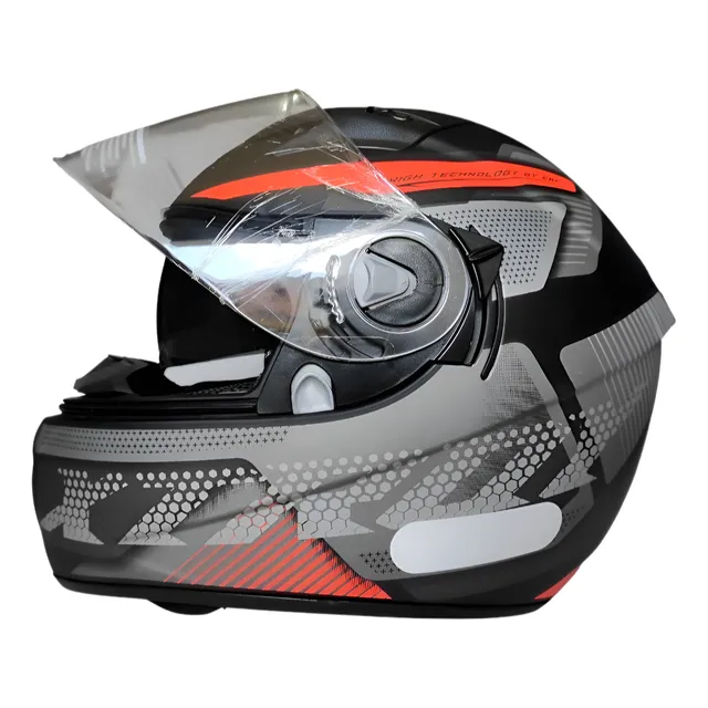 Capacete Ebf Xtroy Com Óculos Interno + Narigueira Cores