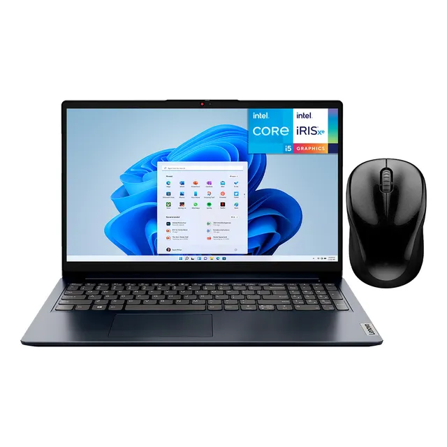 Laptop LENOVO Ideapad 1 Intel Core i5 16GB RAM 256GB SSD 15.6" Windows 11 Home Modo S Mouse DXT