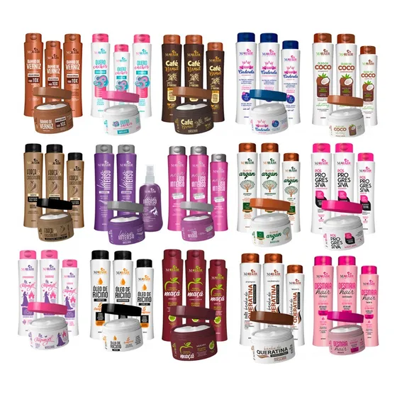 Kit Capilar Atacado 12 Produtos Mahair Revenda