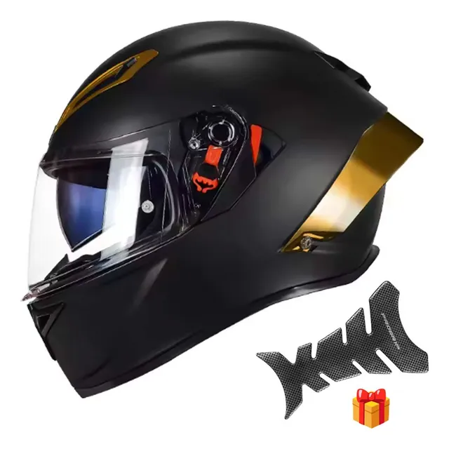 Casco Helmets Dual Visor Brillante Urbano Gris Blanco