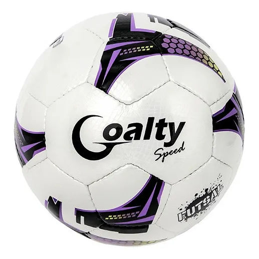 Pelota Futsal Goalty Speed N°4 Medio Pique Cosida Violeta