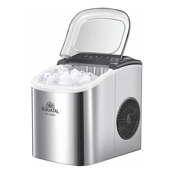Máquina Fabricadora De Hielo - 12 Kg X Dia - La Mejor! Color Acero