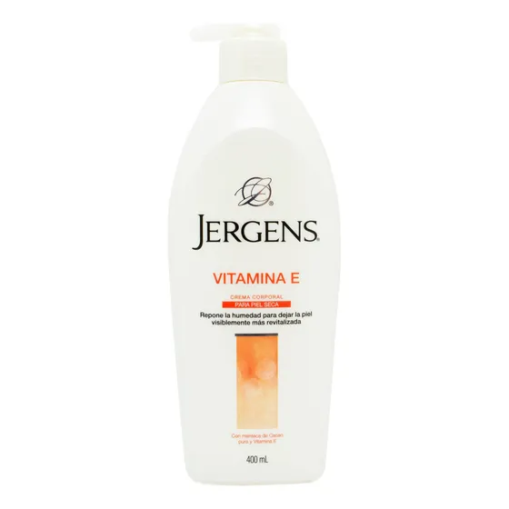 Jergens Crema Corporal Vitamina E Piel Seca 400ml 3c