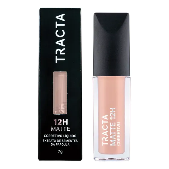 Corretivo Líquido Facial Matte Tracta Média Cobertura 12h