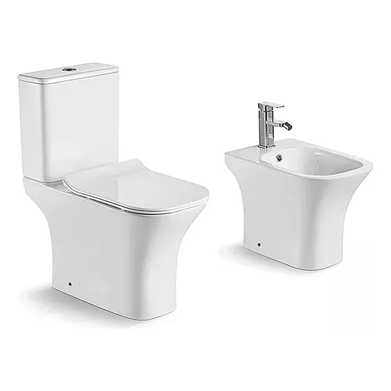 Juego/combo Baño Inodoro Y Bidet Zoe Golf Acra