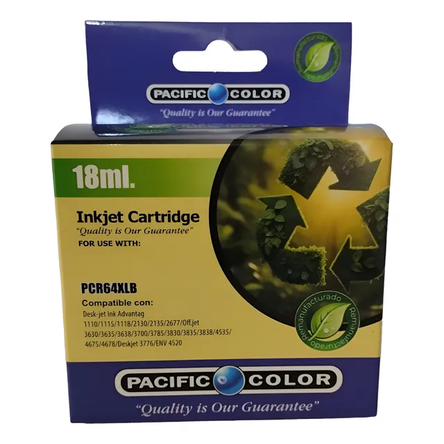 Tinta Alternativa 664xl Negro Pacific Color