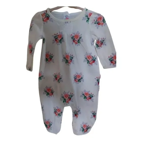 Enterizo Mono En Color Blanco  Para Bebé Niña Marca: Gap 