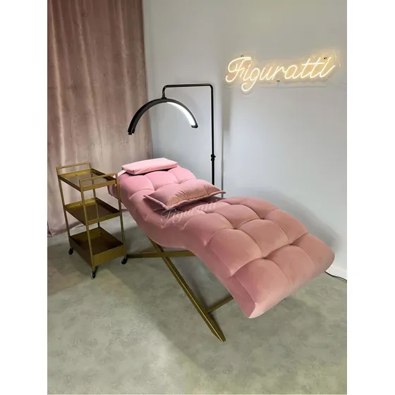 #1 Camilla Curva Figuratti Para Extensiones Pestañas Spa Lashista Color Rosa Pálido