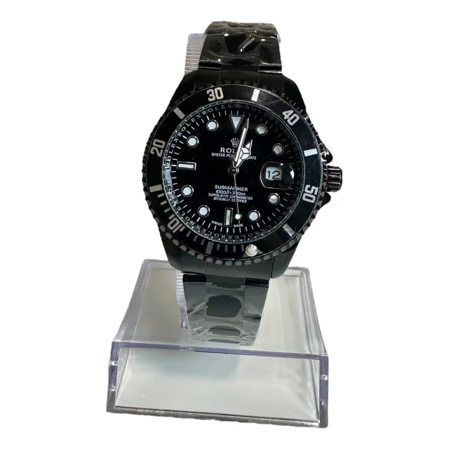 Reloj Submariner Hombre Ajustable Moda Masculina Negro Negro Negro (Reacondicionado)